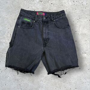 Used Empyre Women's Black Wash Cut-off Shorts Size 2 Design Tori Skater Y2K